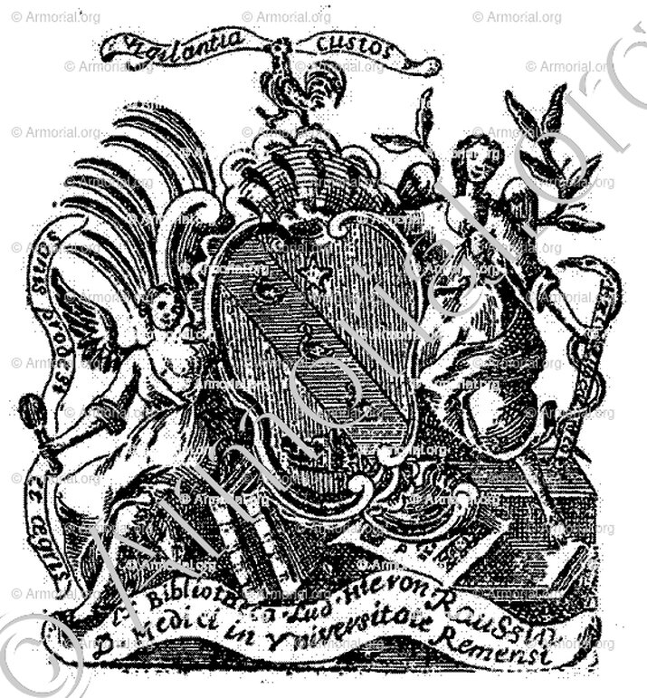 RAUSSIN_Ex-libris (Jadart Bibliophiles rémois)._France