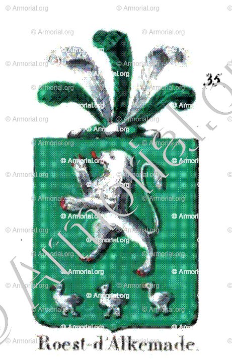 ROEST D'ALKEMADE_Armorial royal des Pays-Bas_Europe