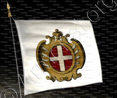 drapeau-GUERIN_Armoiries de l'ordre de Saint-Jean de Jérusalem, 1231-1236._Jérusalem, Chypre, Rhodes, Malta.
