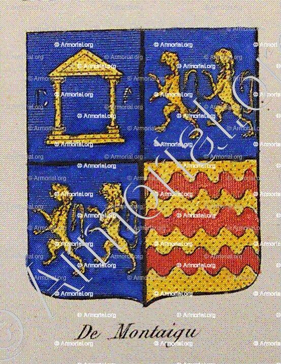 DE MONTAIGU_Noblesse d'Empire._France