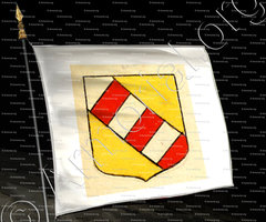 drapeau-DIZE de ROZANS fe d'ARMAND_Dauphiné_France