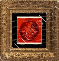 cadre-ancien-or-KLEIN_Bayern, Nürnberg, 1635. Sceau famille Klein_Schweiz Deutschland