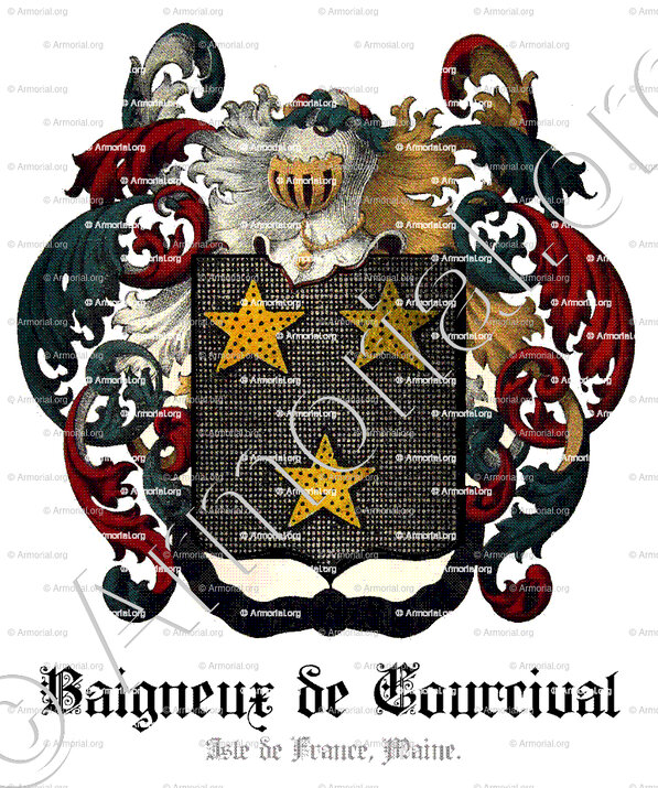 BAIGNEUX DE COURCIVAL_Ile de France, Maine._France