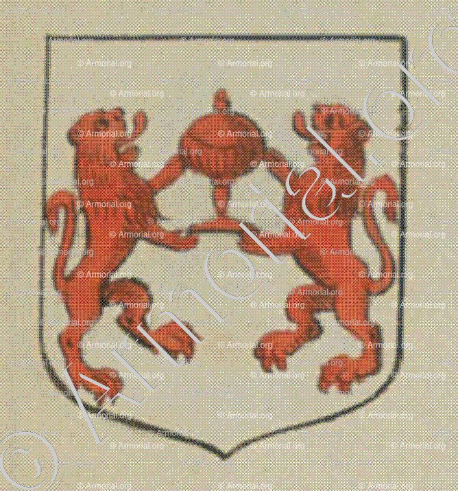 La Confrérie de la Coupe Rouge de Brisack (Alsace)_Blason enregistré sous le règne de Louis XIV_France 