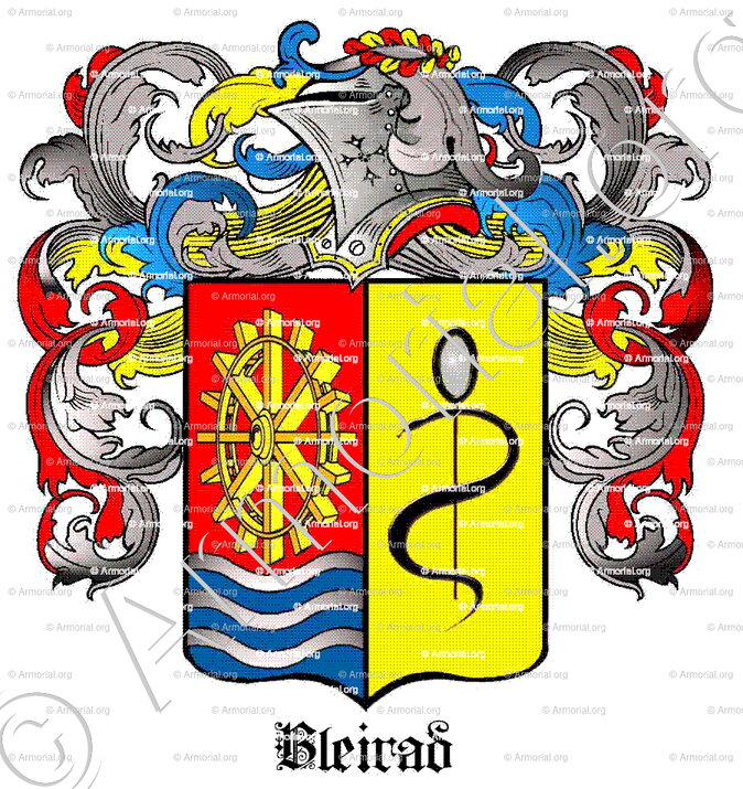 BLEIRAD_Ilde de France, Bourgogne, Provence. (Création héraldique, privé.)_France