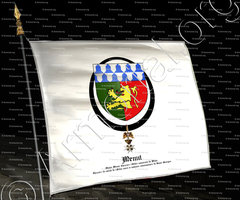 drapeau-MENUT_Olivier Menut, Chevalier de l'Ordre souverain de Malte._France