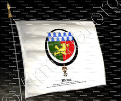 drapeau-MENUT_Olivier Menut, Chevalier de l'Ordre souverain de Malte._France