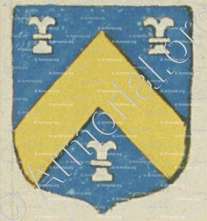 du ROCHER (La Rochelle)_Blason enregistré sous le règne de Louis XIV._France