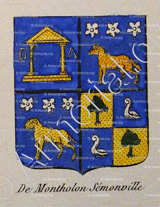 DE MONTHOLON SEMONVILLE_Noblesse d'Empire._France