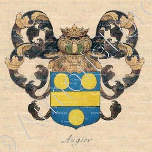 AUGIER_Armorial de France, 1696-1710. Reg. Auvergne (d'Hozier)_France +