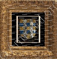 cadre-ancien-or-VICHY_Armoiries en Mosaique. Bourbonnais_France (1)