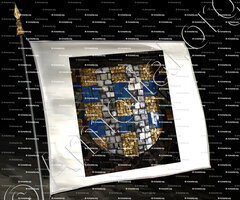 drapeau-VICHY_Armoiries en Mosaique. Bourbonnais_France (1)
