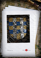velin-d-Arches-VICHY_Armoiries en Mosaique. Bourbonnais_France (1)