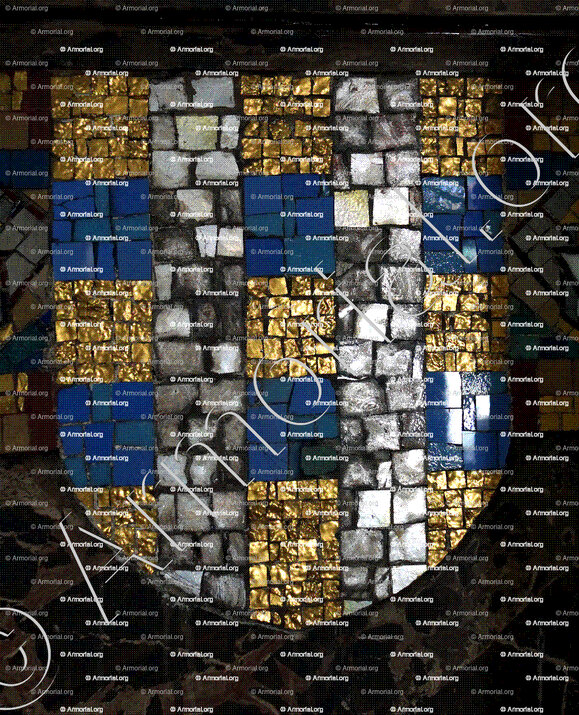 VICHY_Armoiries en Mosaique. Bourbonnais_France (1)
