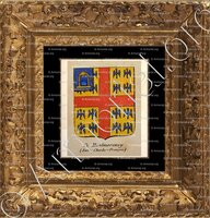 cadre-ancien-or-DE MONTMORENCY_Noblesse d'Empire._France