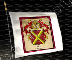 drapeau-BORT alias de BORT_Limousin, 1696_France