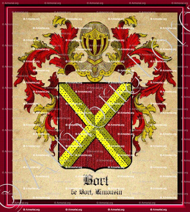 BORT alias de BORT_Limousin, 1696_France