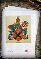 velin-d-Arches-KÖNIG_Wappenbuch der Stadt Basel . B.Meyer Knaus 1880_Schweiz