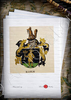 velin-d-Arches-KORN_Wappenbuch der Stadt Basel . B.Meyer Knaus 1880_Schweiz