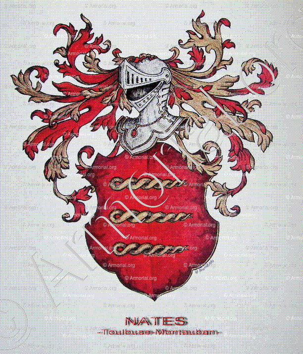 NATES_Toulouse, Montauban_Armorial Daniel Sandoz, 1996.