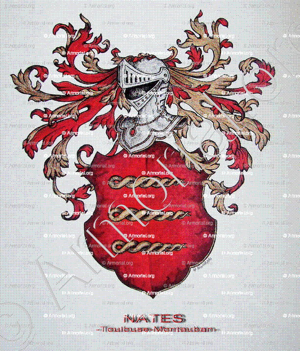 NATES_Toulouse, Montauban_Armorial Daniel Sandoz, 1996.