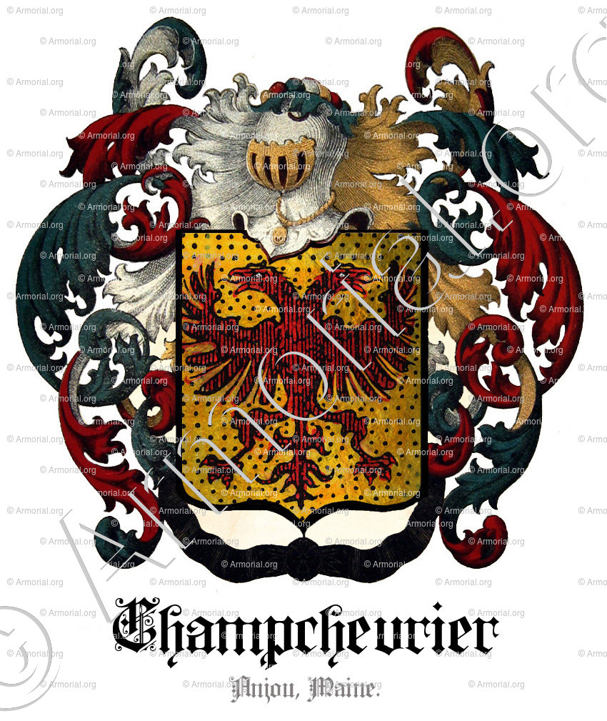 Resultado de imagen para Escudo de Champchevrier