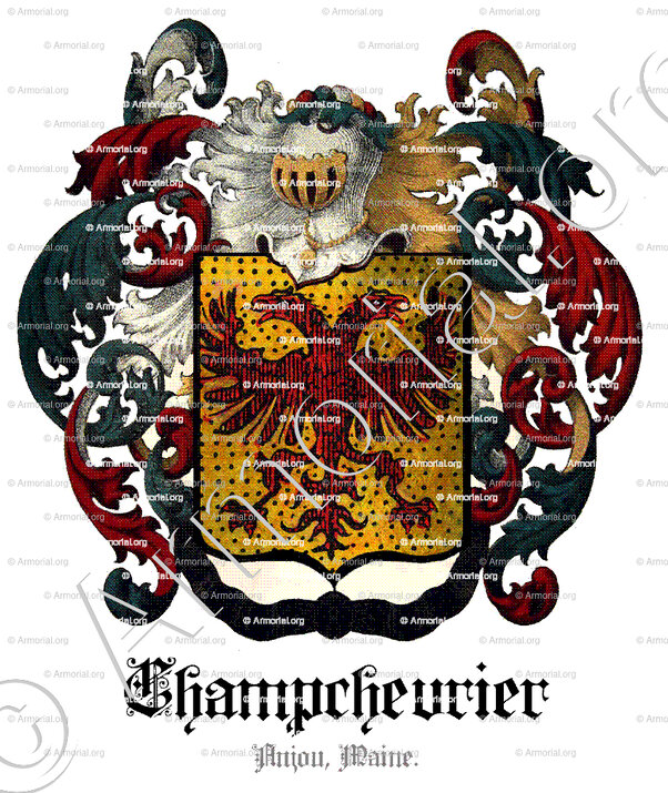 CHAMPCHEVRIER_Anjou, Maine._France