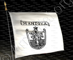drapeau-MANTOVA o MANTOA detti BENAVITI_Padova_Italia
