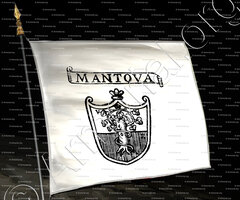 drapeau-MANTOVA o MANTOA detti BENAVITI_Padova_Italia