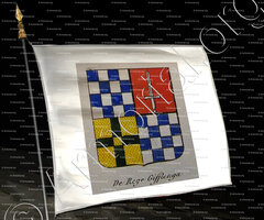 drapeau-DE REGE GIFFLENGA_Noblesse d'Empire._France