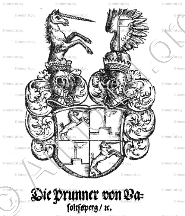 PRUNNER von VASELTSPEEG_Wappenbuch, 1872._Deutschland
