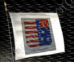 drapeau-DE SAINT LAURENT_Noblesse d'Empire._France