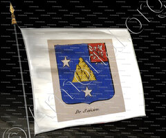 drapeau-DE SAIZIEU_Noblesse d'Empire._France