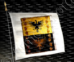 drapeau-AIGLE_Etendard de la corporation des vignerons d'Aigle (Vaud)_Suisse