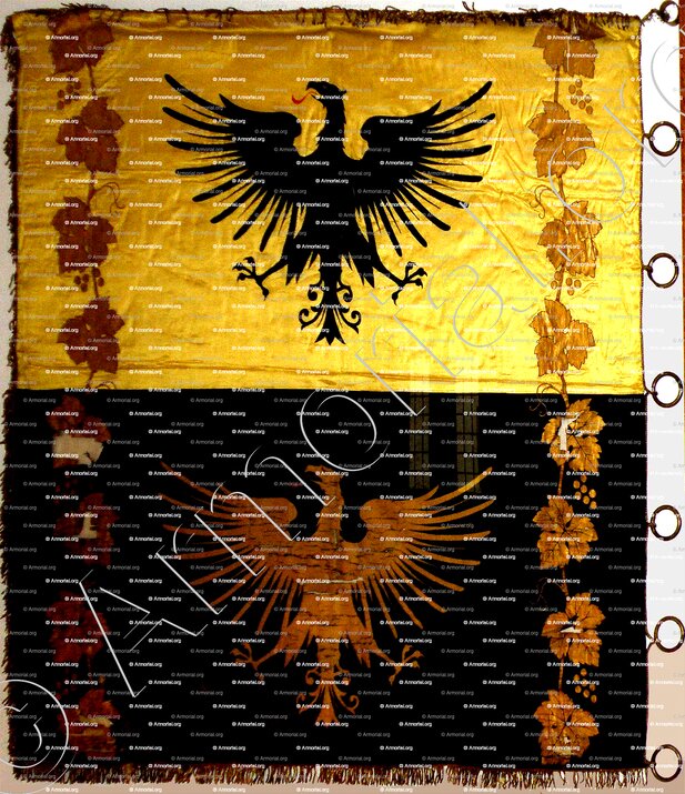AIGLE_Etendard de la corporation des vignerons d'Aigle (Vaud)_Suisse