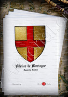 velin-d-Arches-Adelise de MORTAGNE_Comté de Flandre._Etats de Bourgogne (France Belgique)