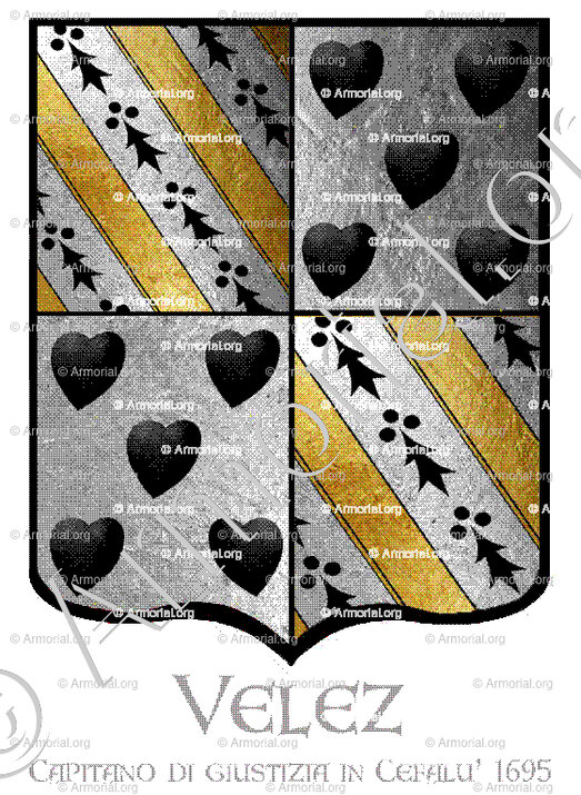 VELEZ_Capitano di Giustizia in Cefalu' 1695. Sicilia._Italia (i)