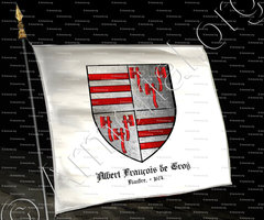 drapeau-ALBERT FRANCOIS de CROY_Flandre, mort en 1674._Belgique (1)