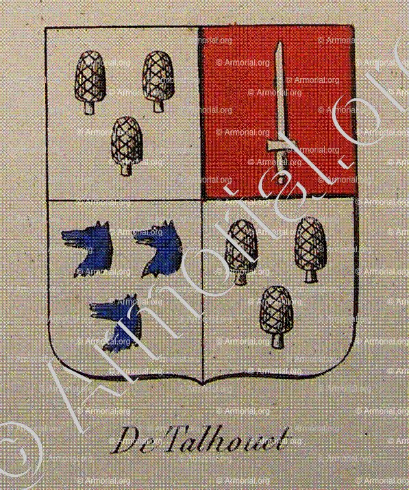 DE TALHOUET_Noblesse d'Empire._France