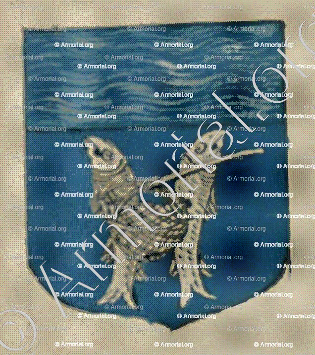 La Confrérie des Pêcheurs de la ville de Sélestat (Alsace)_Blason enregistré sous le règne de Louis XIV_France 