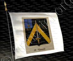 drapeau-DE VIGNOLLE_Noblesse d'Empire._France
