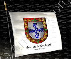 drapeau-JEAN Ier de PORTUGAL_João I de Portugal_Portugal