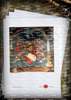 velin-d-Arches-De ROVEREA ou (La) Rovorée, Ravorée, Rovérée._Armoiries, Château, Aigle, Vaud_Suisse (111)a