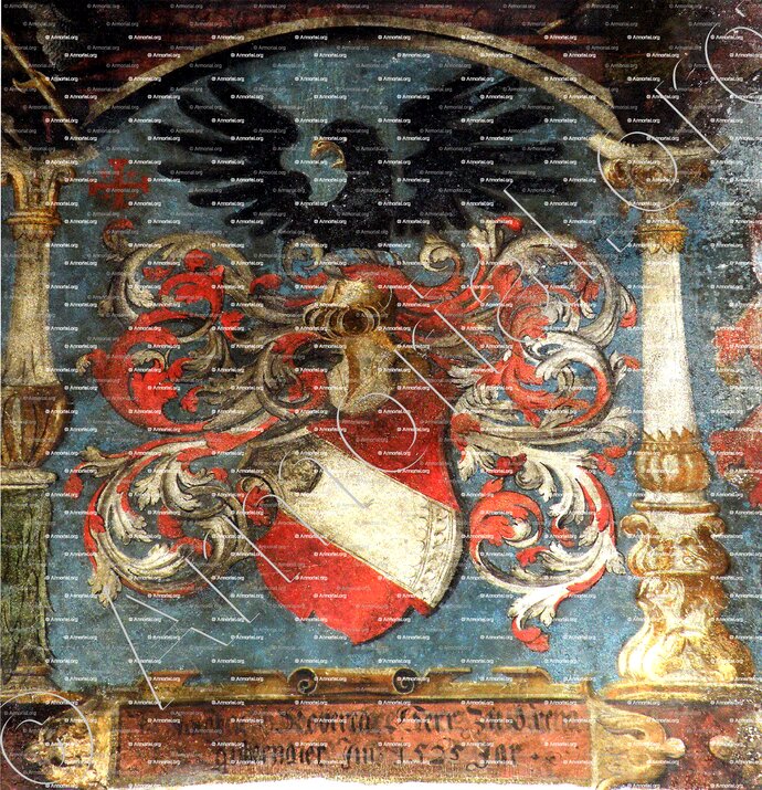 De ROVEREA ou (La) Rovorée, Ravorée, Rovérée._Armoiries, Château, Aigle, Vaud_Suisse (111)a