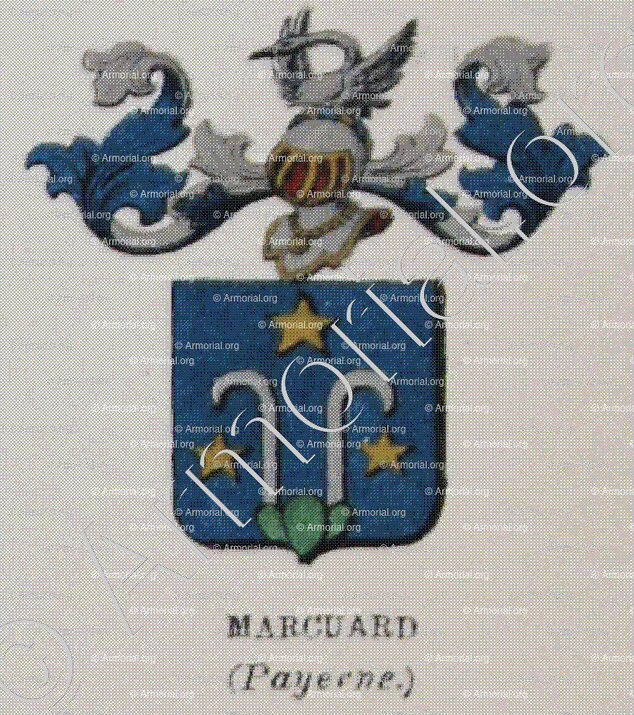 MARCUARD_Armorial historique du Pays de Vaud, par A. de Mandrot, 1880._Suisse