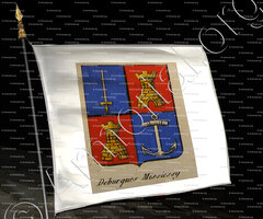 drapeau-DEBURGUES MISSIESSY_Noblesse d'Empire._France