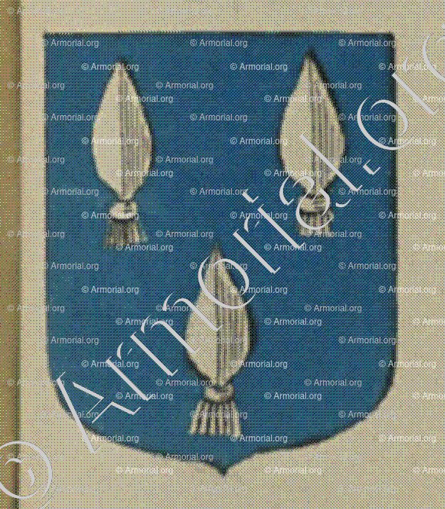 CAPITAINE_Blason enregistré sous le règne de Louis XIV_France