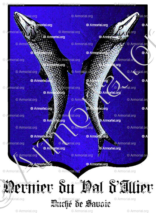 NERNIER du VAL d'ILLIER_Armorial et Nobiliaire de l'Ancien Duché de Savoie (Cte de Foras, 1863)_États de Savoie