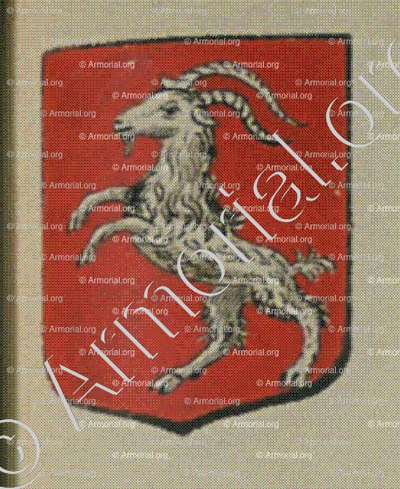 La Confrérie du Bouc de la ville de Brisack (Alsace)_Blason enregistré sous le règne de Louis XIV_France 