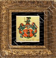 cadre-ancien-or-LA ROCHE_Wappenbuch der Stadt Basel . B.Meyer Knaus 1880_Schweiz